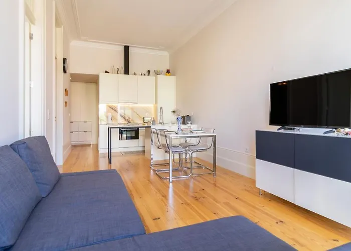 Apartman Duque Flat - Ac & Balcony By Lovelystay Porto